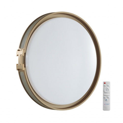 SONEX 7654/EL COLOR SN 132 Светильник пластик/серый/золот LED 70Вт 3000-6000К D505 IP43 пульт ДУ FAVEMO GREY