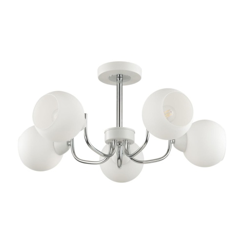 LUMION 5641/5C COMFI LN23  белый, хром Люстра потолочная E27 5*60W 220V BLISS