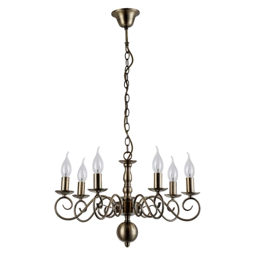 Подвесная люстра Arte Lamp ISABEL A1129LM-7AB Подвесная люстра Arte Lamp ISABEL A1129LM-7AB
