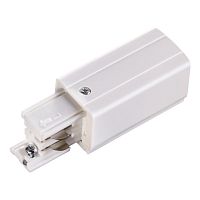 NOVOTECH 135048 PORT NT19 299 белый Токопровод правый (подвод питания) для трехфазного шинопровода IP20 220V EUROTRACK