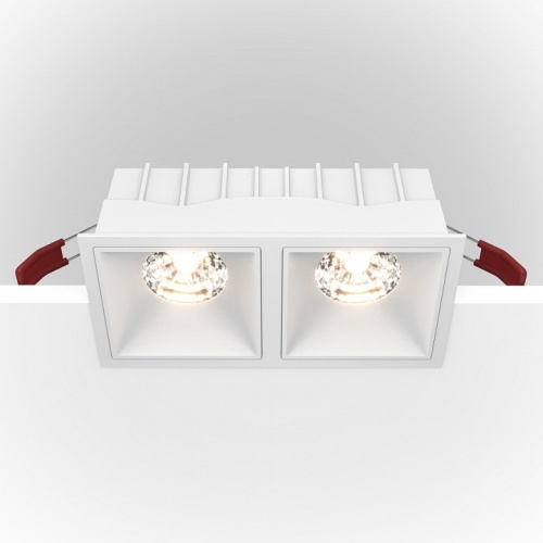 Встраиваемый светильник Maytoni Technical Alfa DL043-02-15W3K-SQ-W фото 4