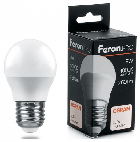 Лампа светодиодная Feron LB-1409 E27 9Вт 4000K 38081 фото 2 Лампа светодиодная Feron LB-1409 E27 9Вт 4000K 38081 фото 2