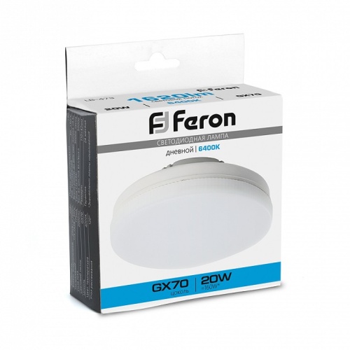 Лампа светодиодная Feron LB-473 GX70 20Вт 6400K 48308 фото 2 Лампа светодиодная Feron LB-473 GX70 20Вт 6400K 48308 фото 2