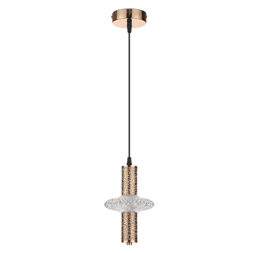 8009/6L LEDIO LN25 золото/прозрачный, металл/акрилл Подвес LED 6W 220V 4000K CRISTIE