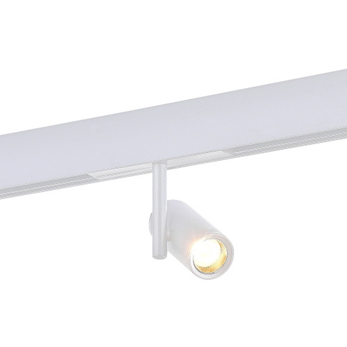 ST808.536.08 Магнитный трековый светильник Белый LED 1*8W 3000K 550Lm Ra>90 36° IP20 D42xH135 48VV ST808.536.08 Магнитный трековый светильник Белый LED 1*8W 3000K 550Lm Ra>90 36° IP20 D42xH135 48VV