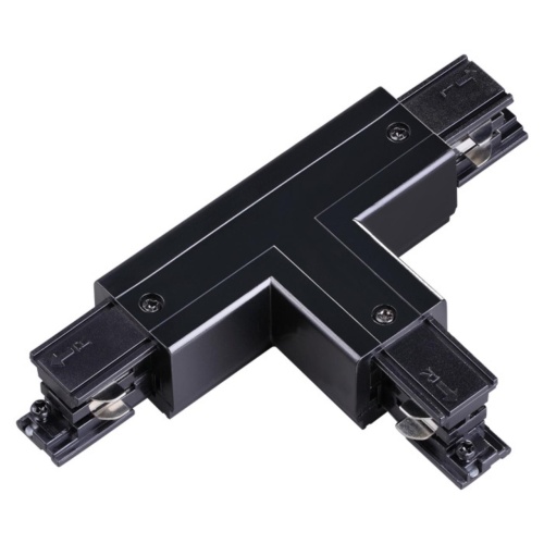 NOVOTECH 135057 PORT NT19 299 черный Соединитель "T" левый внешний с токопроводом для трехфазного шинопровода