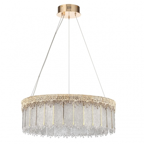 ODEON LIGHT 5091/80L L-VISION ODL25 555 золотой/стекло Люстра LED 80W 3700K 6796Лм CLEO