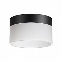NOVOTECH 359446 OVER NT24 390 черный Светильник накладной светодиодный IP20 LED 18W 220-240V 4000K 1170Лм AURA