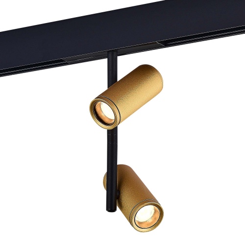 ST808.236.16 Магнитный трековый светильник Золотистый LED 1*16W 3000K 1 100Lm Ra>90 36° IP20 D45xH240 48VV ST808.236.16 Магнитный трековый светильник Золотистый LED 1*16W 3000K 1 100Lm Ra>90 36° IP20 D45xH240 48VV
