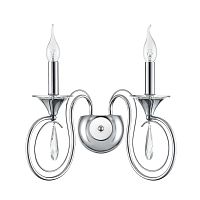 LUMION 8032/2W CLASSI LN26 084 металл/хрусталь, хром/прозрачный Бра E14 2*40W 220V LAOKA