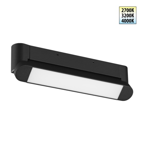 NOVOTECH 359799 OVER NT25 400 черный Светильник накладной с переключ. цв. температуры IP20 LED 12W 180-265V 2700К/3200К/4000К ITER