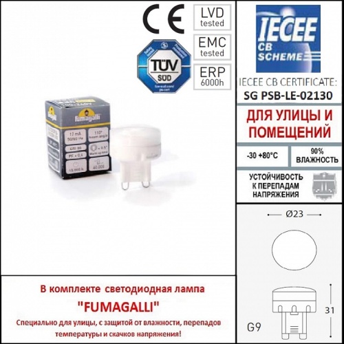 Встраиваемый в дорогу светильник Fumagalli Aldo 1L4.000.000.AXZ1L фото 8 Встраиваемый в дорогу светильник Fumagalli Aldo 1L4.000.000.AXZ1L фото 8