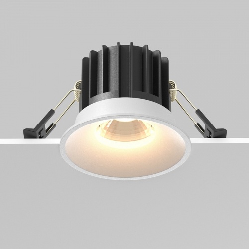 Встраиваемый светильник Maytoni Technical Round DL058-12W3K-W фото 5