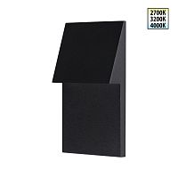 NOVOTECH 359724 STREET NT25 766 черный Подсветка для лестниц с переключателем цв. температуры IP65 LED 3W 100-240V 2700К\3200К\4000К SCALA