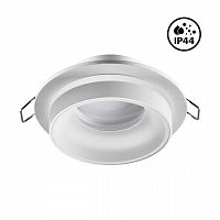 NOVOTECH 370781 SPOT NT21 595 белый Светильник встраиваемый влагозащищенный IP44 GU10 9W 220V WATER