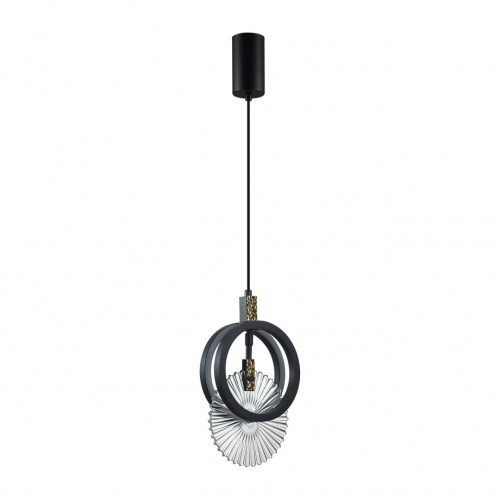 ODEON LIGHT EXCLUSIVE 5421/17L HIGHTECH ODL_EX25 083 черный/золото/металл/стекло Подвес LED 17W 3000K 986Лм MERCURY