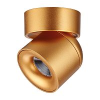NOVOTECH 358810 OVER NT21 416 матовое золото Светильник накладной светодиодный IP20 LED 10W 850Лм 4000K 220V GESSO