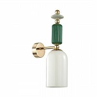 ODEON LIGHT EXCLUSIVE 4861/1W CLASSIC ODL_EX21 129 золото/разноцветн./керамика/стекло Бра E14 1*40W CANDY