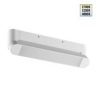 NOVOTECH 359801 OVER NT25 400 белый Светильник накладной с перекл. цв. температуры IP20 LED 12W 180-265V 2700К/3200К/4000К ITER