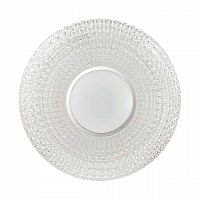 SONEX 2048/EL PALE SN 000 Светильник пластик/белый/прозрачный/хром LED 72Вт 3000-6300K D510 IP43 пульт ДУ VISMA