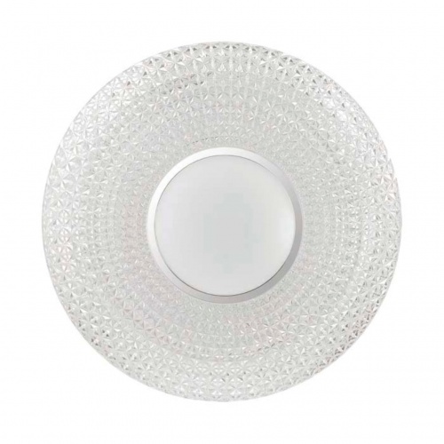 SONEX 2048/EL PALE SN 000 Светильник пластик/белый/прозрачный/хром LED 72Вт 3000-6300K D510 IP43 пульт ДУ VISMA