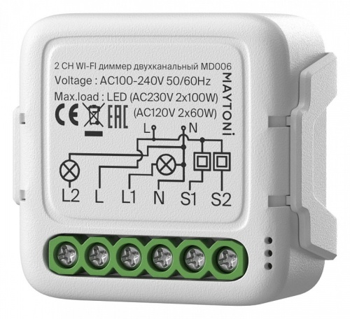 Контроллер-диммер Wi-Fi для смартфонов и планшетов Maytoni Technical MD006 Контроллер-диммер Wi-Fi для смартфонов и планшетов Maytoni Technical MD006