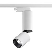 NOVOTECH 359320 PORT NT24 280 белый Светильник трековый однофазный трехжильный IP20 LED 10W 85-265V 3000K 1100Лм TUBO