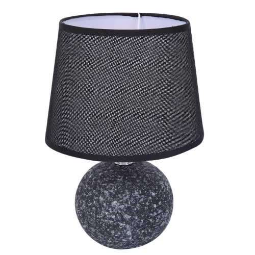 LUMION 8214/1T CLASSI LN26 505 черный, керамика/текстиль Настольная лампа Е27 1*60W 220V TAREKA