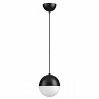 ODEON LIGHT 4958/1 PENDANT ODL22 393 черный/металл/белый/стекло Подвес E27 1*40W PINGA