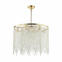 ODEON LIGHT 5028/9 MODERN ODL23 619 золотой/прозрачный металл/хрусталь Люстра E14 9*40W CHOKKA