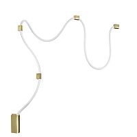 ODEON LIGHT 4397/30CL HIGHTECH ODL23 299 ант.бронза/металл/канат Настенно-потолочный св-к накладной (3 крепления в комплекте) IP20 LED 30W 1185Лм 3000K CORDA