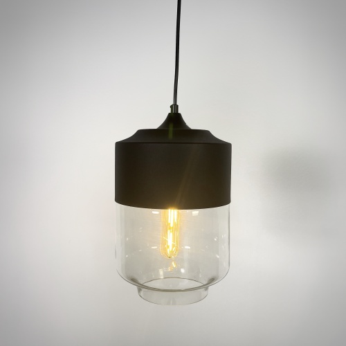 Подвесной светильник NORD A D18 Black/Transparent фото 6 Подвесной светильник NORD A D18 Black/Transparent фото 6