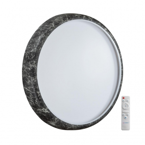 SONEX 7639/EL COLOR SN 137 Светильник пластик/чер. мрамор LED 70Вт 3000-6000K D510 IP43 пульт ДУ MRAMO BLACK
