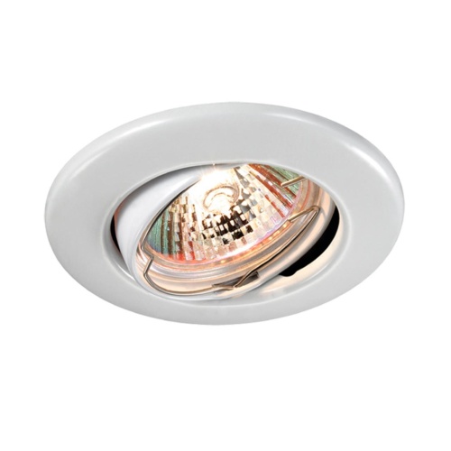 NOVOTECH 369696 SPOT NT12 346 белый Встраиваемый ПВ светильник IP20 GX5.3 50W 12V CLASSIC
