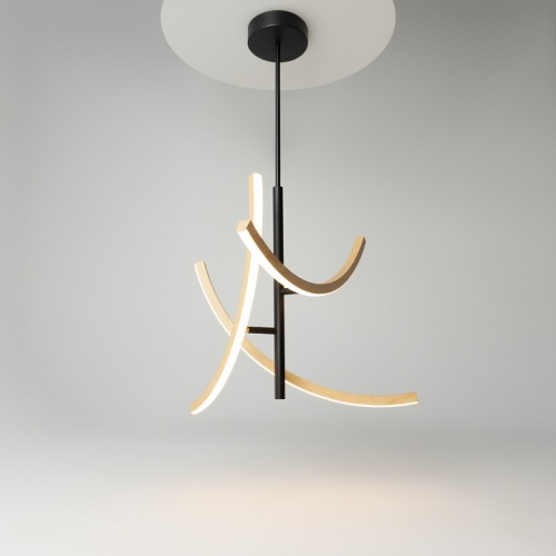 Люстра на штанге Maytoni Wabi MOD428PL-L27BK фото 7