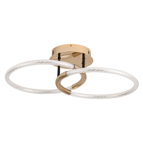 LUMION 6545/61CL LEDIO LN23 000 золотой, черный Люстра потолочнаяс ПДУ LED 33W 3000-6000K 220V LARA