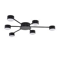 LUMION 8344/6C COMFI LN26 251 черный, металл Люстра GX53 LED 6*7W 220V TORINA