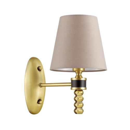 LUMION 4429/1W NEOCLASSI LN26 071 античная латунь, бежевый Бра E14 1*40W 220V MONTANA