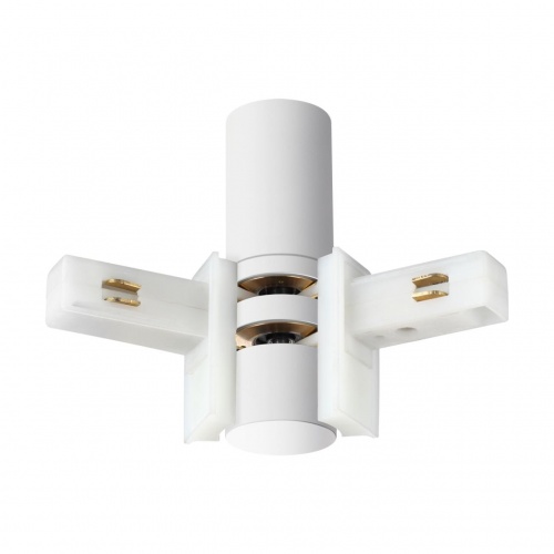 NOVOTECH 135248 SHINO NT24 132 белый Соединитель с токопроводом гибкий угловой "L" IP20 48V FLUM