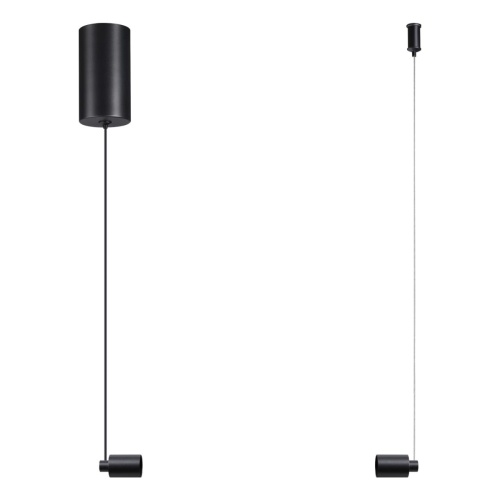 NOVOTECH 359360 KONST NT24 060 черный Корпус накладной с драйвером для подвесного горизонтального монтажа светильников 359343-359358 IP20 8-24W 170-265V VITZ