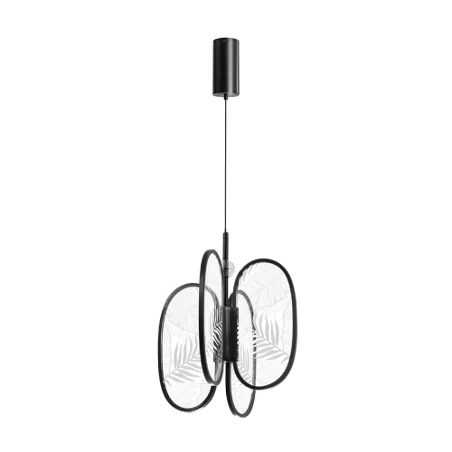 ODEON LIGHT EXCLUSIVE 6665/38L L-VISION ODL_EX24 000 Подвесной светильник брашир. черный/металл/акрил IP20 LED 38W 2090Лм 3000K PIUMA