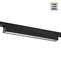 NOVOTECH 359788 PORT NT25 262 черный Светильник однофазный трехжильный трековый с переключ. цв. температуры IP20 LED 24W 180-265V 2700К/3200К/4000К ITER