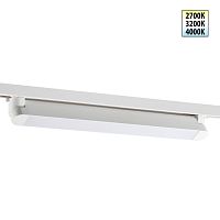 NOVOTECH 359798 PORT NT25 264 белый Светильник однофазный трехжильный трековый с переключ. цв. температуры IP20 LED 24W 180-265V 2700К/3200К/4000К ITER