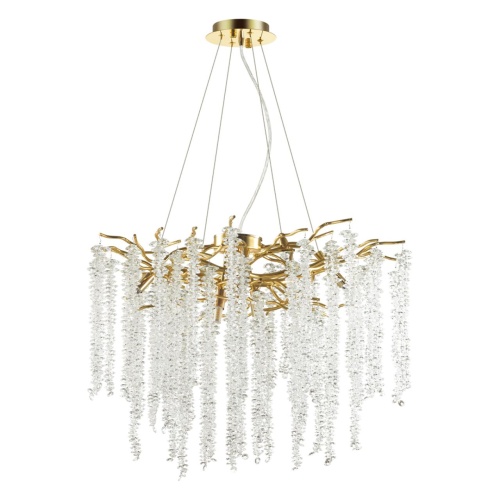 ODEON LIGHT 5005/8 HALL ODL23 617 золотой/прозрачный металл/хрусталь Люстра G9 8*40W BANCHE