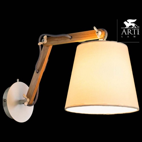 Бра Arte Lamp PINOCCHIO A5700AP-1WH фото 2 Бра Arte Lamp PINOCCHIO A5700AP-1WH фото 2