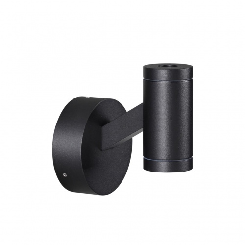 ODEON LIGHT 6636/6WL HIGHTECH ODL24 000 черный/металл/акрил Настенный светильник IP54 LED 6W 3000K 25° 220V PRODY