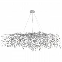 ODEON LIGHT 4970/16 HALL ODL24 615 матов.серебристый/алюмин./хрусталь Люстра G9 16*40W DELICA