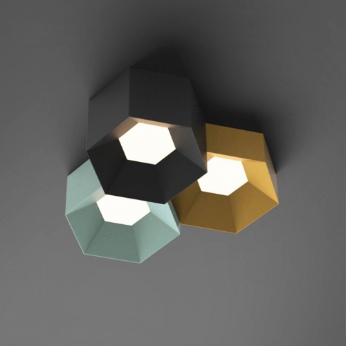 Потолочный светильник HEXAGON A H13 Light green фото 18 Потолочный светильник HEXAGON A H13 Light green фото 18