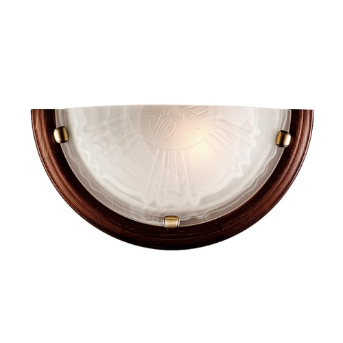 SONEX 036 GL-WOOD SN 111 Бра стекло/белое/темный орех E27 1*100Вт 360х180 LUFE WOOD SONEX 036 GL-WOOD SN 111 Бра стекло/белое/темный орех E27 1*100Вт 360х180 LUFE WOOD