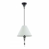 ODEON LIGHT EXCLUSIVE 4896/1 MODERN ODL_EX23 109 черный матов./серый/молочный металл/керамика/ткань Подвес E27 1*60W SOCHI